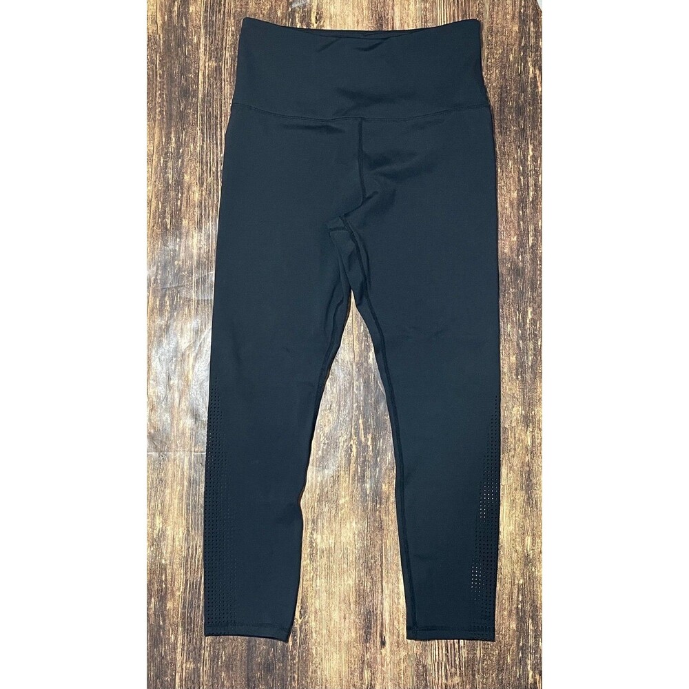 Zyia Active Mesh Side Black leggings size 8-10